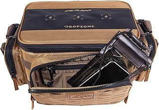 Guide Series Tackle Bag | Premium Tackle Storage with No Slip Base and Included stows, Khaki with Brown and Black Trim
