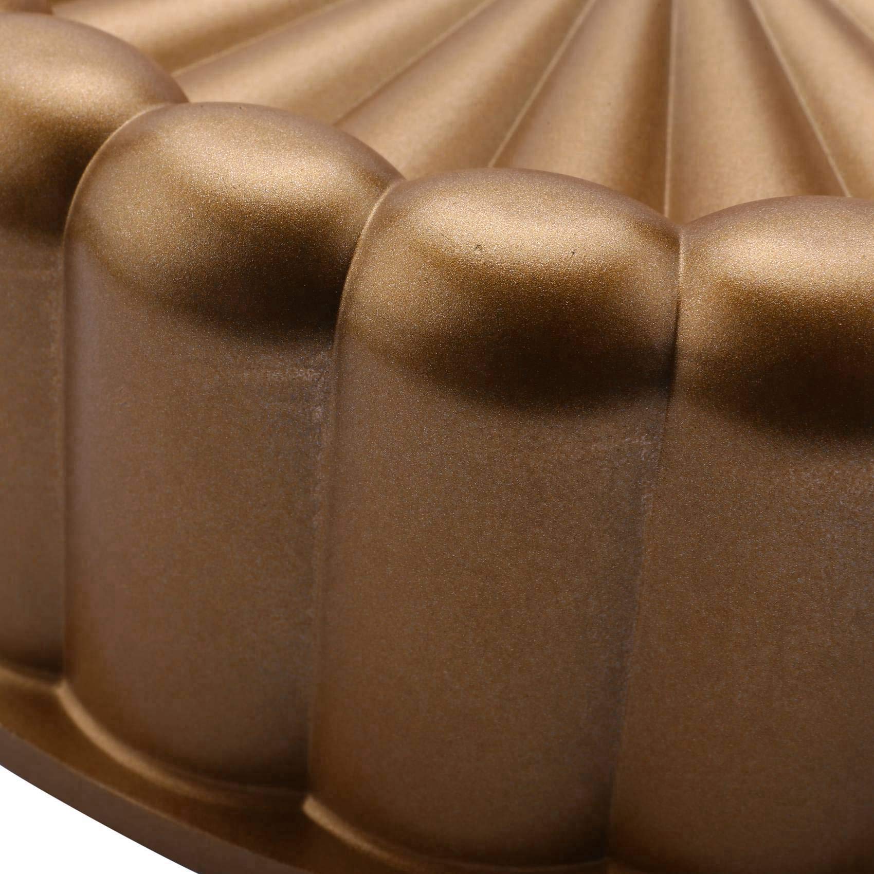 BEEK 2LV6 Moule à gâteau Kamenda Moule à charnière Moules à kouglof Taille unitaire Grrre, Or Remerciements Noël Famille Moule à gâteau en plastique
