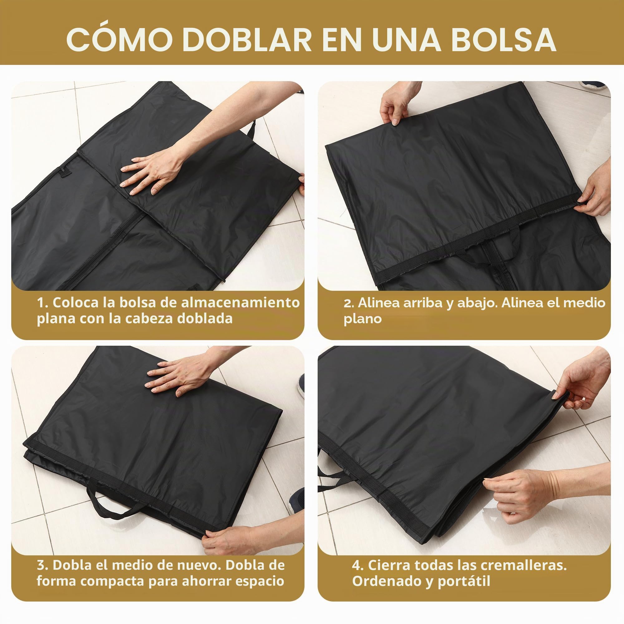4 piezas Fundas Ropa, 180 x 60 cm Fundas Ropa Armario, resistente al polvo, al agua y a la humedad, para trajes, vestidos, trajes de noche y abrigos