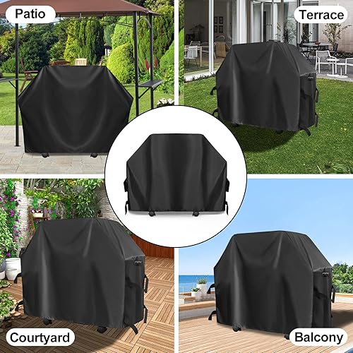 Miniatura 7 de OutdoorLines Cubierta impermeable para parrilla de barbacoa resistente – Cubiertas universales para parrilla de barbacoa resistentes a los rayos UV
