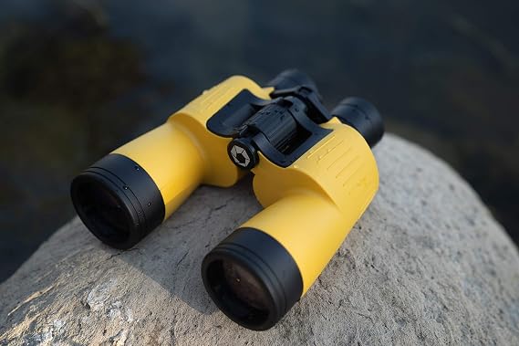 Barska Floatmaster 7x50 Marine Binoculars Floating, Waterproof, Fogproof, Rubber Armored Boating Binoculars with BAK-4 Prisms & Multi-Coated Optics