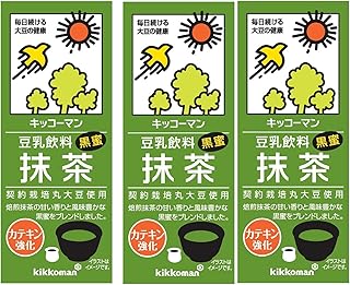 キッコーマン飲料 豆乳飲料 抹茶 200ml×3本