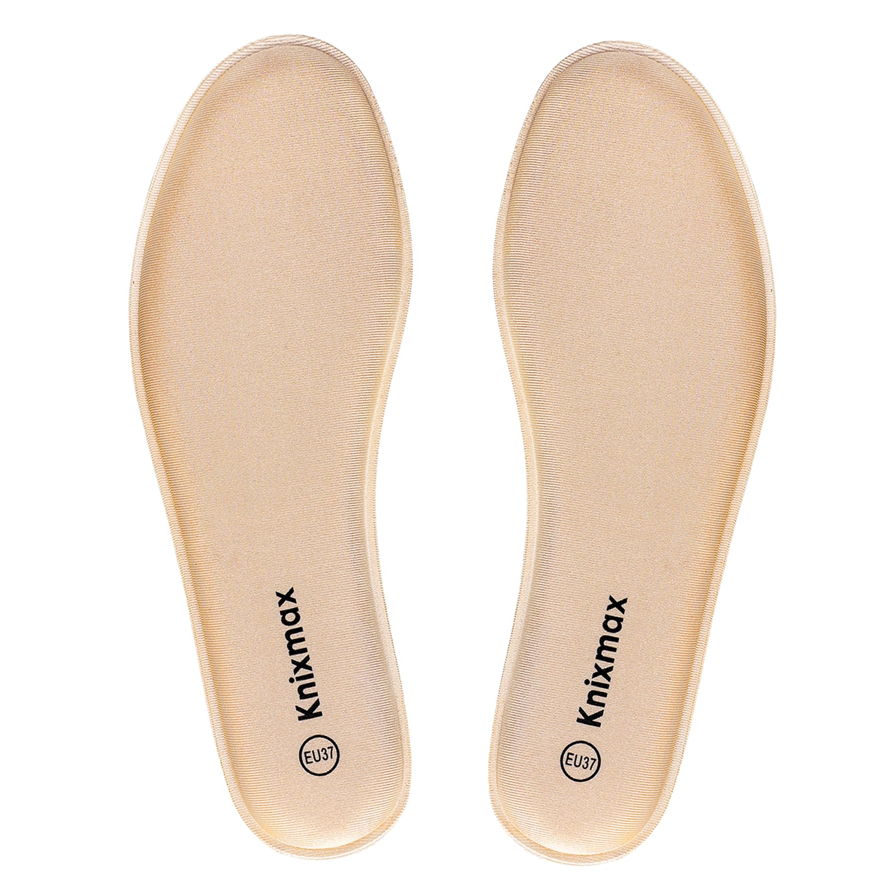 Knixmax Plantillas Memory Foam para Mujer y Hombre Comodidad Plantilla de Zapato Absorción de Impacto Amortiguación Suave Suelas Internas para Zapatillas, Botas