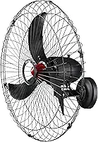 Ventilador Oscilante de Parede 70 cm Preto Bivolt