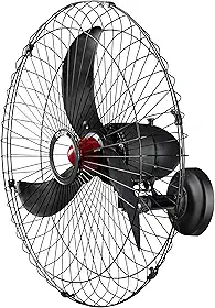 Ventilador Oscilante de Parede 70 cm Preto Bivolt
