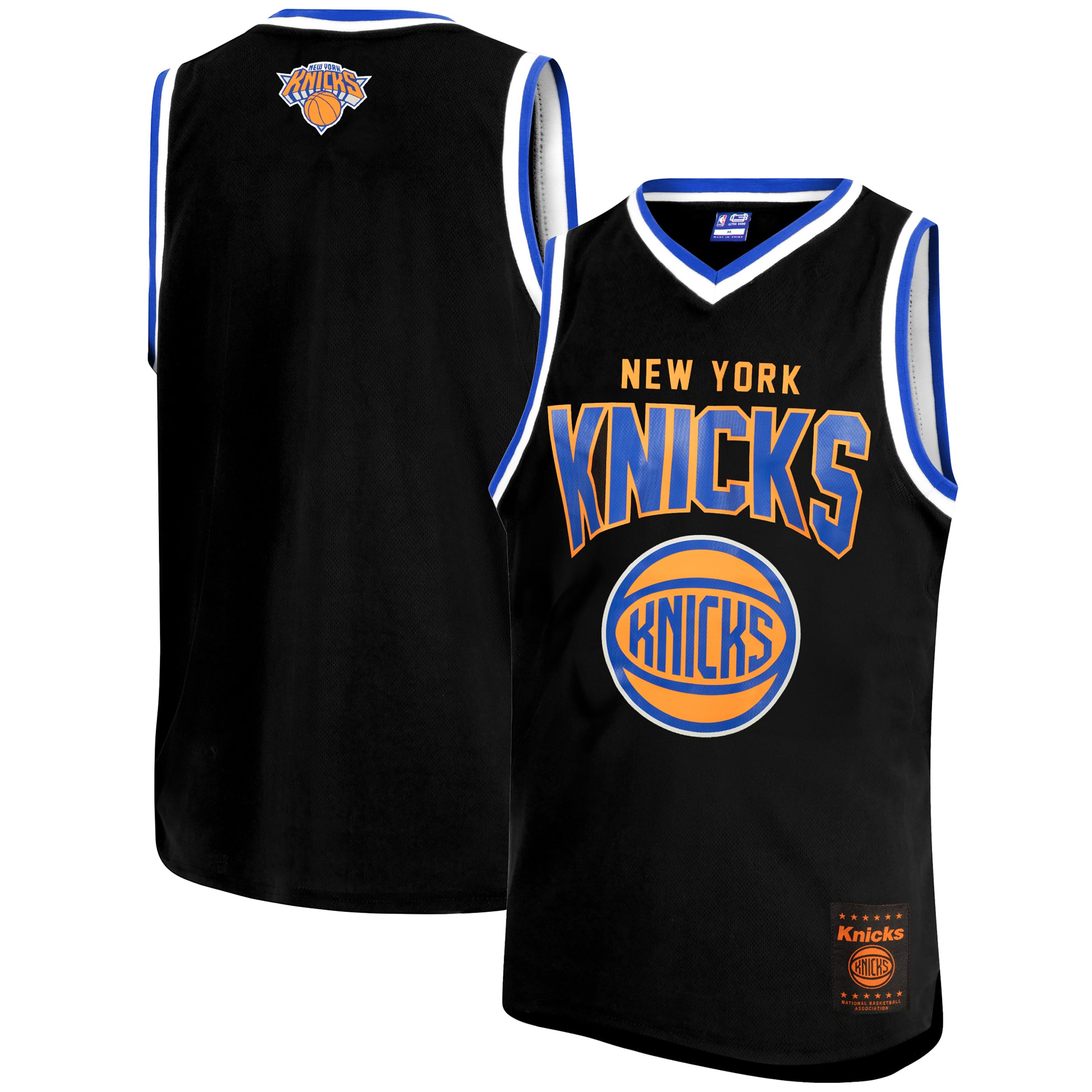 Ultra Game Men's NBA Official Super Soft Sleeveless Tank Top Muscle T-Shirt - Black