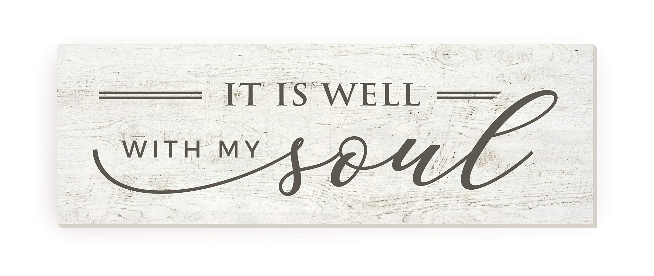 It Is Well With My Soul RusticWood Farmhouse Wall Sign