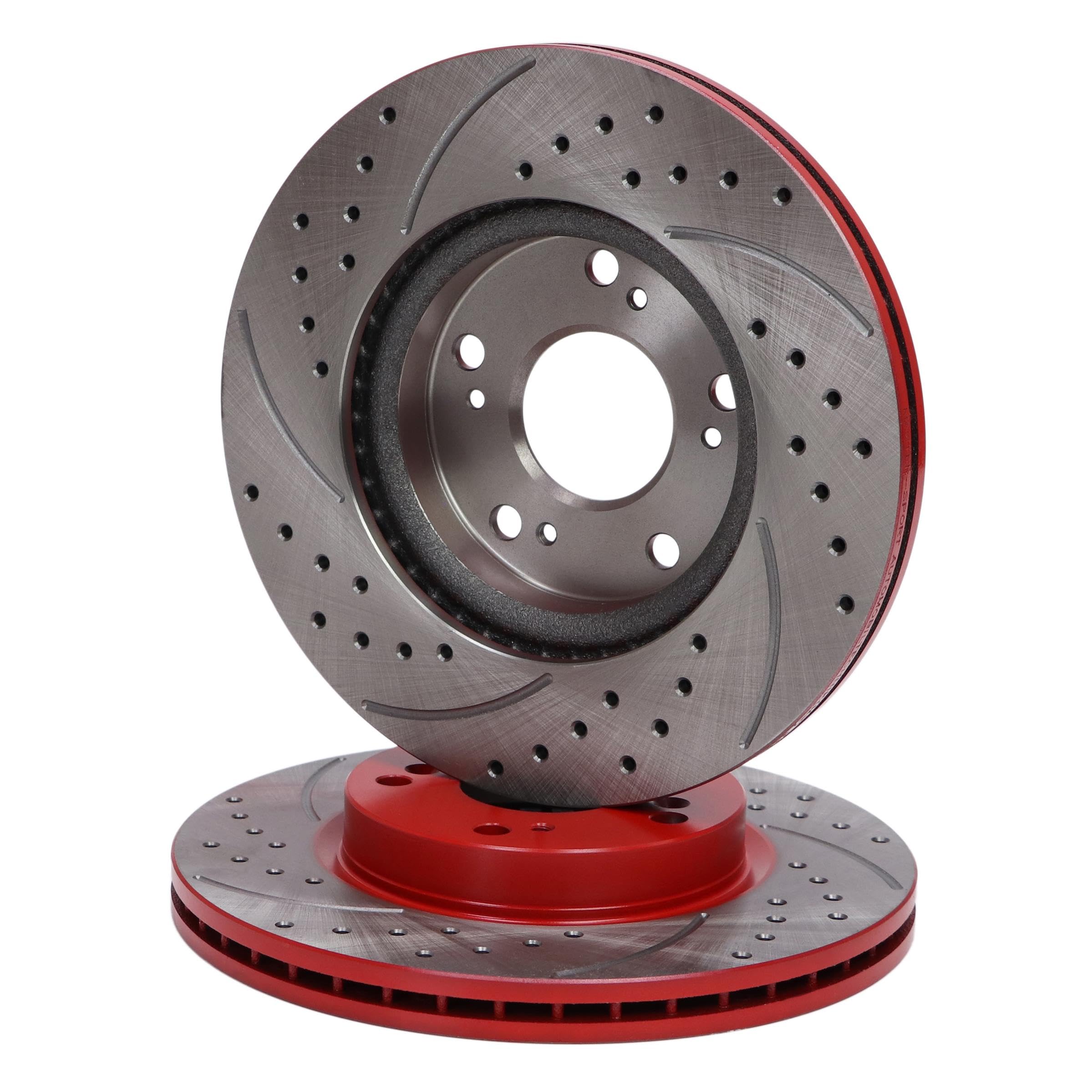 Master-Sport 24012301101SE-SET-MS 2x Disques de frein avant compatibles avec la HONDA CIVIC IX A trois volumes, CIVIC VIII