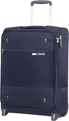 Samsonite Base Boost Upright HandgepäckKoffer, 55 cm | Marineblau, Weichgepäck-Koffer, 55H x 40W x 20D cm, 41 L, 2 kg, mit...