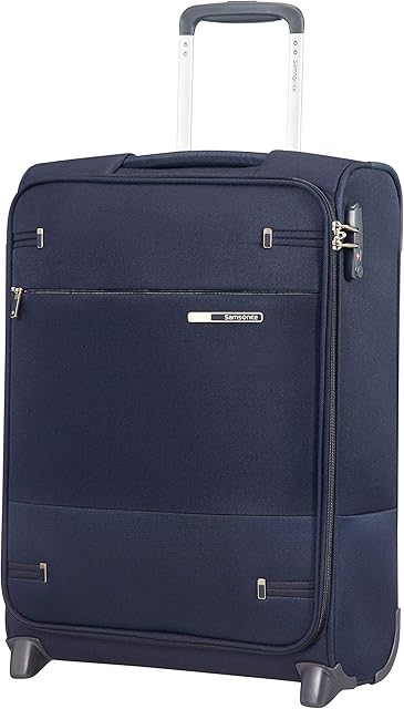 Samsonite Base Boost - Upright S Hand Luggage, 55 cm, 41 Litre,tsa padlock, Blue (Navy Blue)