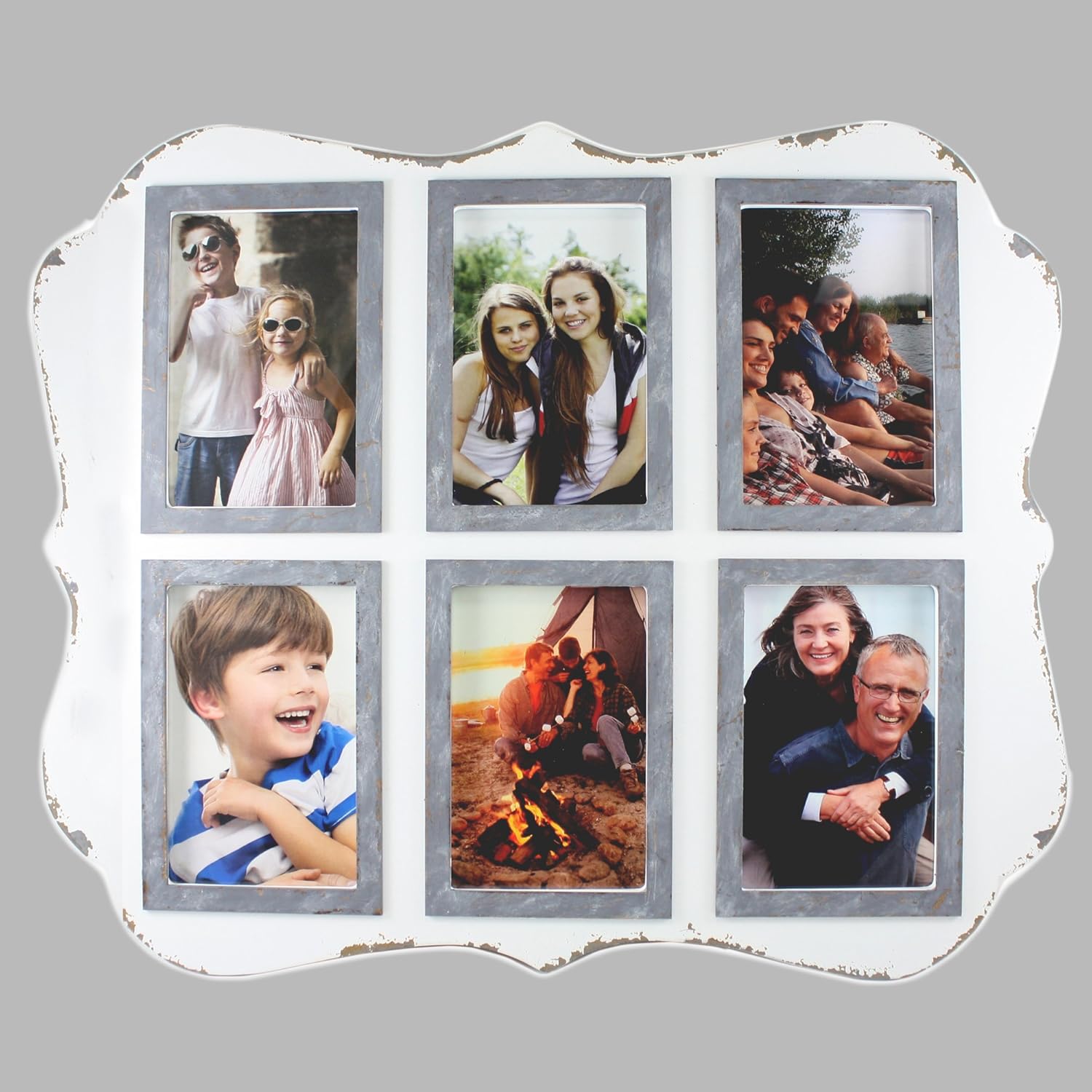 Fetco Home Decor Gardena Wire Wrapped Metal Photo Frame, 51/2 x 31/2