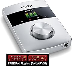 Focusrite Forte Premium 2 In, 4 Out Interfaz USB portátil para Mac y Windows