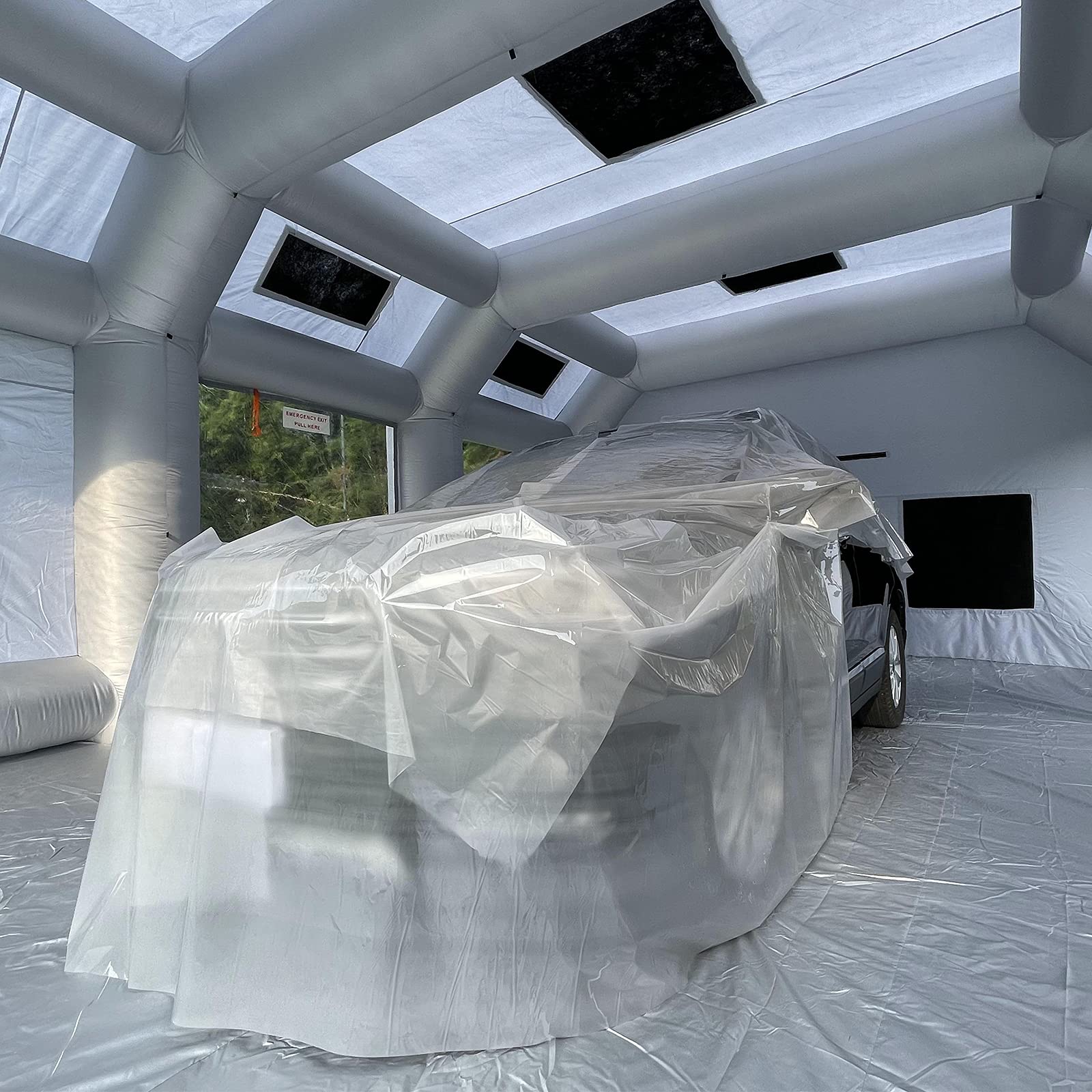 Inflatable Paint Booth 30X20X11.5Ft with 1100W+950W Blowers