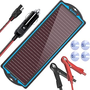 SUNAPEX 12V Solar Battery Charger