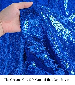 Andequal glitter lib knit BLUE ブルー Amazon.com: ShinyBeauty Blue Fabric by The Yard - Royal Blue