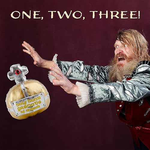 Miniatura 5 de Toy Vault Monty Python - Peluche de granada de mano sagrada (Mini) juguete de peluche de granada de mano santa de Antioquía de la película del Santo