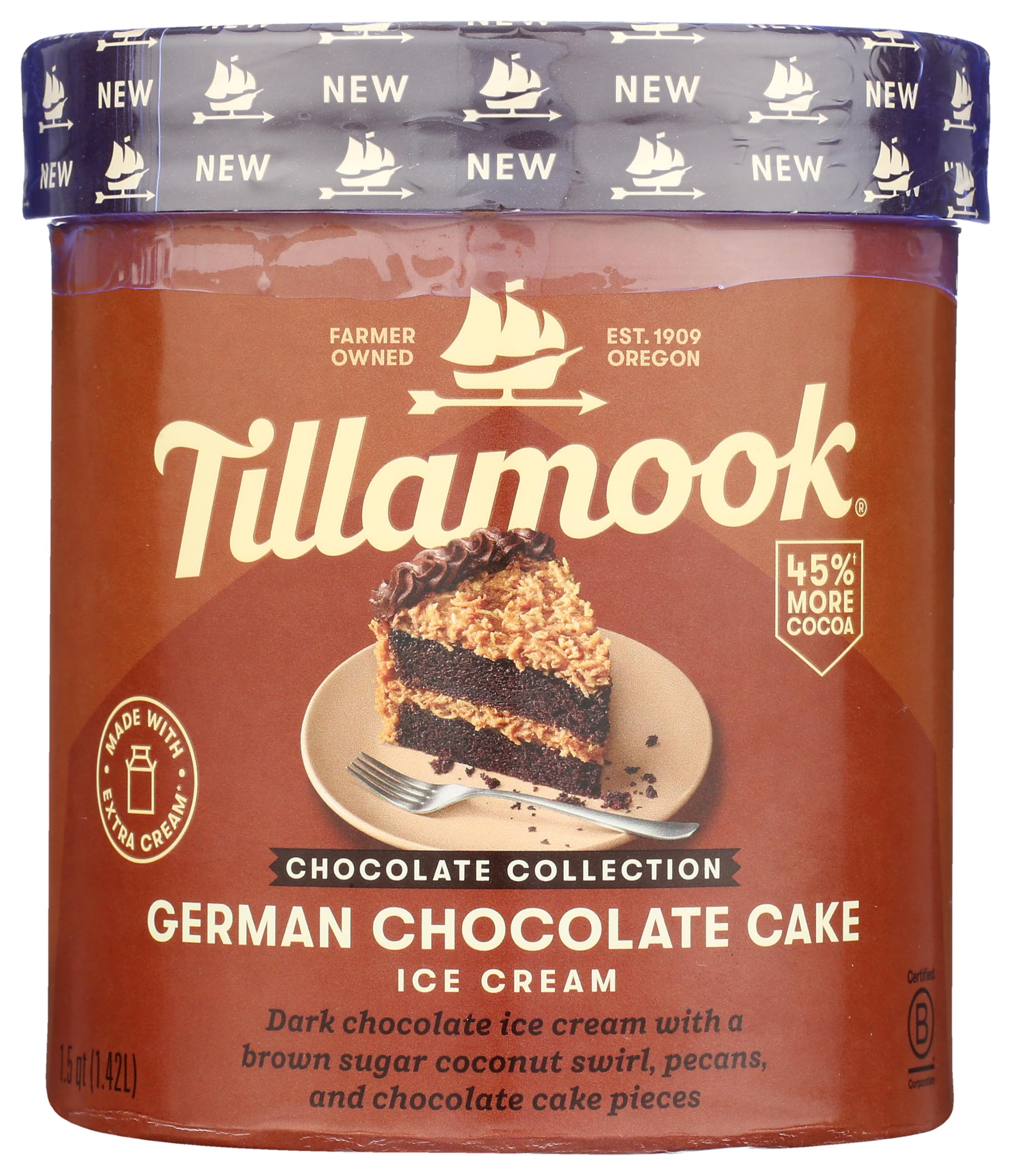 ICE CREAM GRMN CHOC CAKE