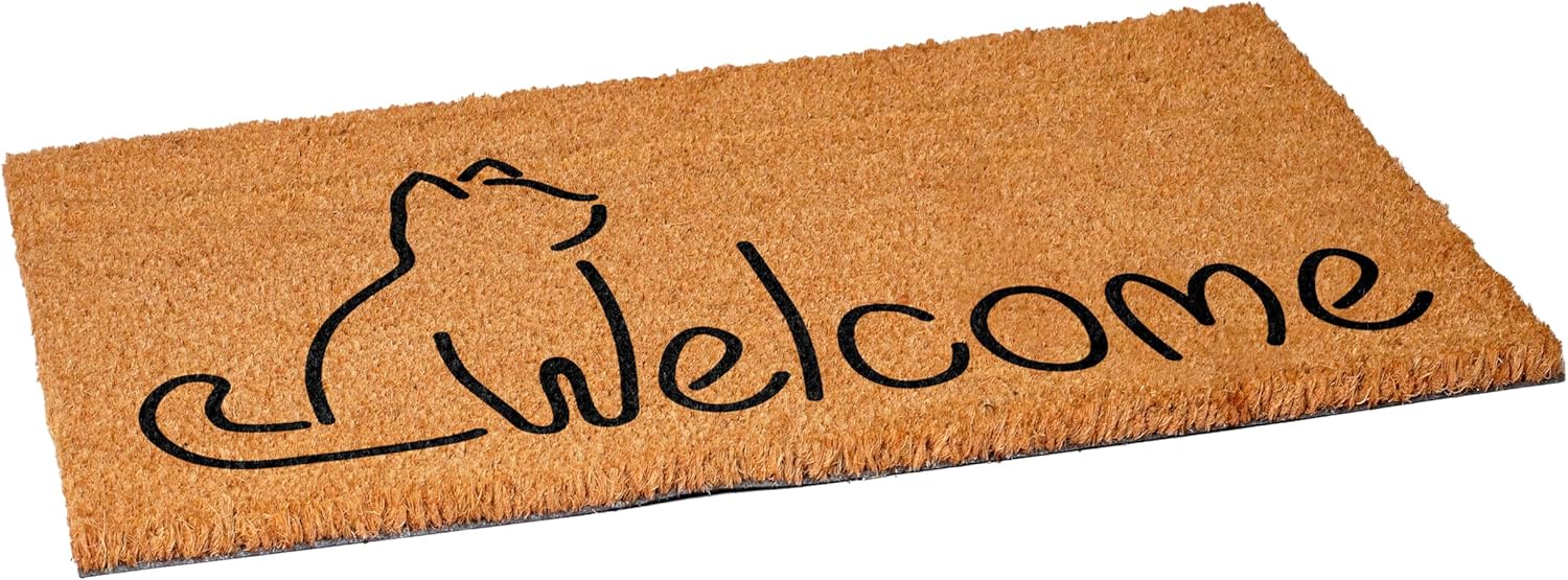 Calloway Mills Lucky Cat Welcome Doormat (17" x 29")