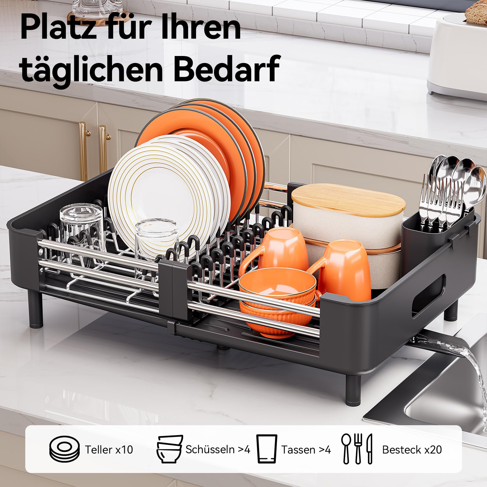 Urackify Erweiterbares Abtropfgestell
