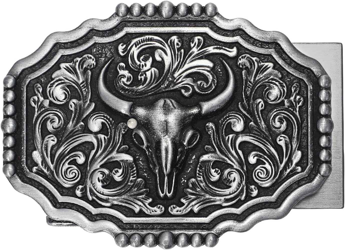 BELTROAD Western Cowboy Ratchet Belt Buckles for Men Women, Replacement Rodeo Texas Belt Buckle for 1.5" Slide Belt Straps