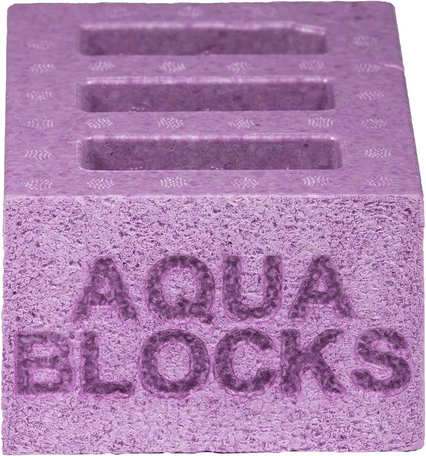 Buy Aqua Blocks Foam Building Blocks Purple 3Hole Starter Block Set