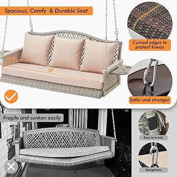 WAKE × Setinn Tour Porch 3P Set Style Selections Lynton 3-Piece Woven Patio Conversation Set