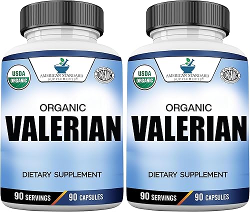 Vista 6 de American Standard Supplements Valeriana orgánica: vegana, sin gluten, sin OMG, 90 cápsulas, 90 porciones