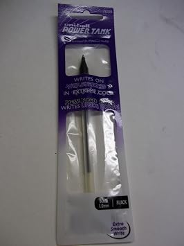Uni-Ball Power Tank 78328, Pressurized Ball Point Refill, Black, Bold, 1.0mm, Extra Smooth Write