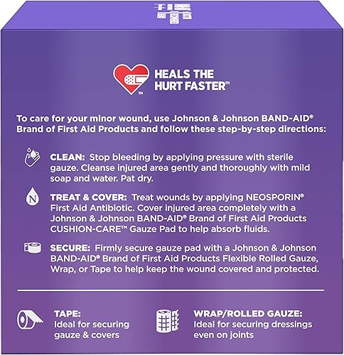 Miniatura 7 de Band-Aid Almohadillas grandes de gasa, JJ-2377, 1, 1