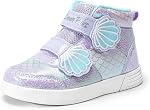 DREAM PAIRS Filles Chaussures Enfants Sneakers Enfants Haut Chaussures avec Crochet et boucle Storybook Casual Walking Shoes
