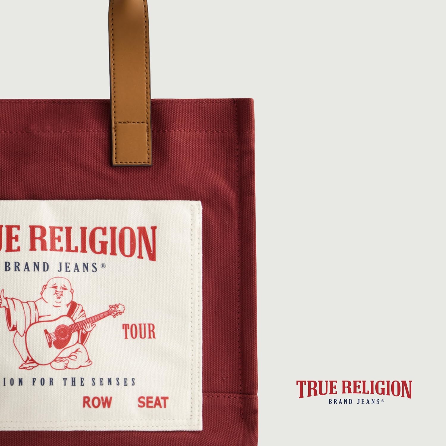 True Religion Tote, Women's Travel Shoulder Bag with Adjustable Strap