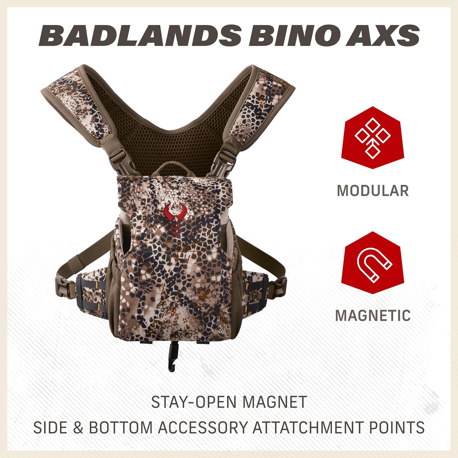Badlands Bino AXS - Modular Binocular Harness System for Optimal Performance and Durability