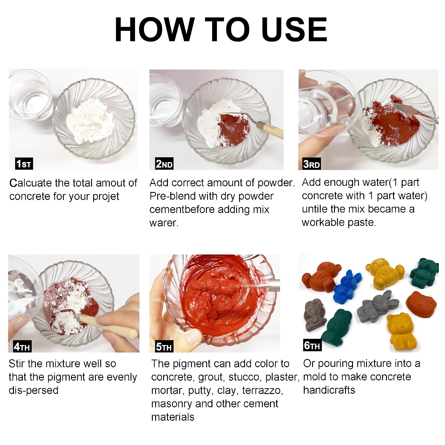 Concrete Cement Pigment-0.44lb 200g Red Iron Oxide Pigment Powder, Concrete Cement Dye Color Pigment for Brick, Tile, Clay, Lime, Mortar, Grout, Plaster, Paint, Bath Bombs(Red,0.44lb)