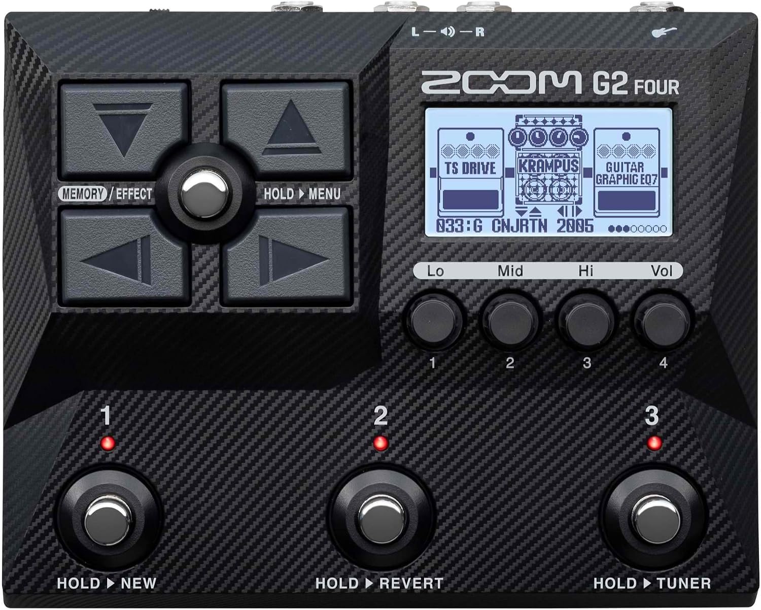 Zoom G2 Four Multi-Effect Guitar Pedal with Cable Essential Kit