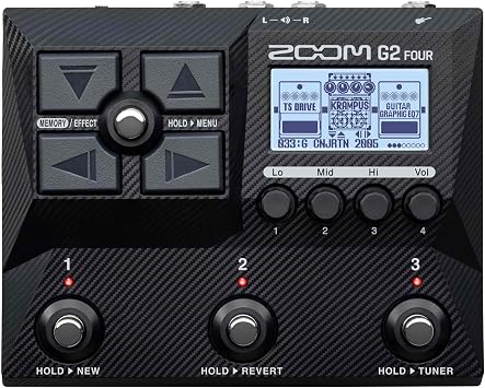 Zoom G2 Four Multi-Effect Guitar Pedal with Cable Essential Kit