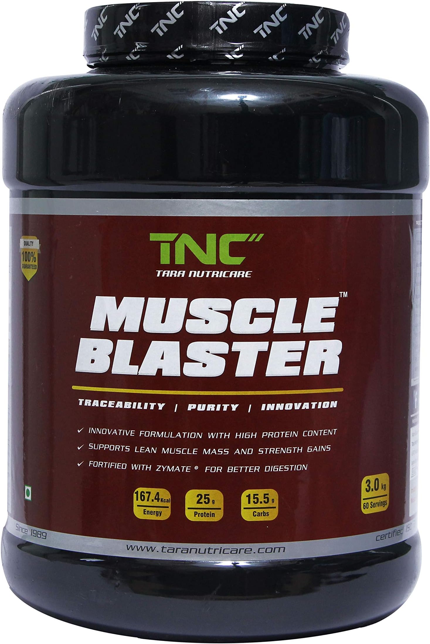Tara Nutricare Muscle Blaster Supplement - 3 Kg (Strawberry)