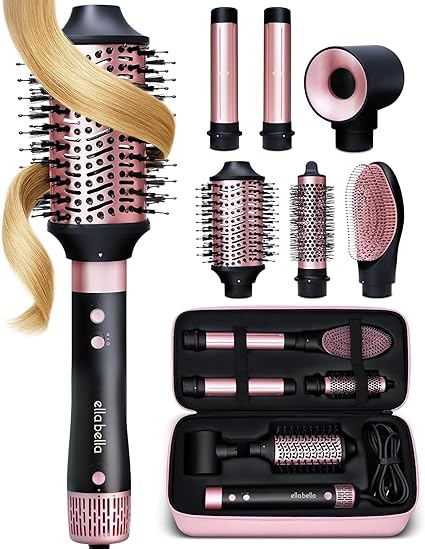 ELLA BELLA® 6 in 1 Professional Hot Air Styler •