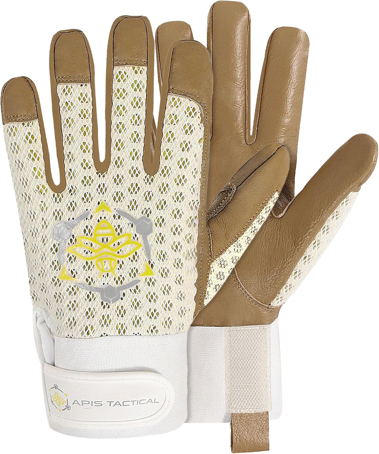 Professional Beekeeping Gloves, Premium 5mm Goatskin w/Patented Ventilation & Dexterity - Beekeeping Supplies