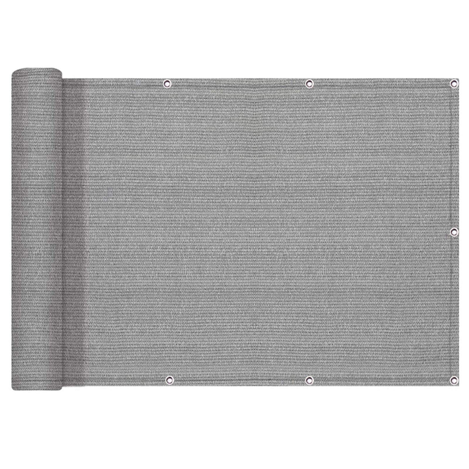 Clôture de jardin d'extérieur pour terrasse et balcon gris 150x300 cm