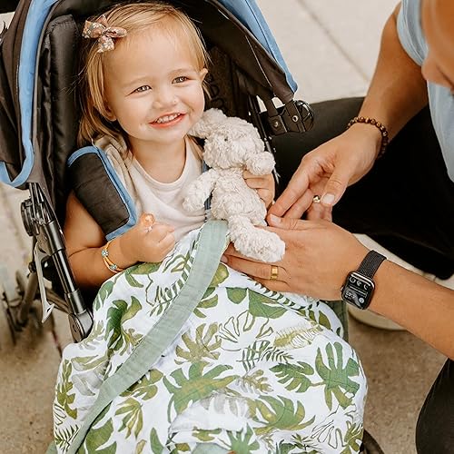 Vista 138 de Little Unicorn - Colcha para recién nacido, tela de muselina ultrasuave de varias capas, regalo para recién nacidos y para usar en cualquier lugar