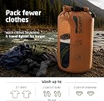Scrubba Tactical Wash Bag - Patented Washboard-in-a-Bag™ Portable Travel Washing Machine for Military, Camping, Hunting & Overlanding - Wash Clothes Anywhere in Minutes (155 g / 5.4 oz)
