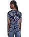 Johnny Was Short Sleeve Mesh V-neck Tee - Miko - #4 of 5