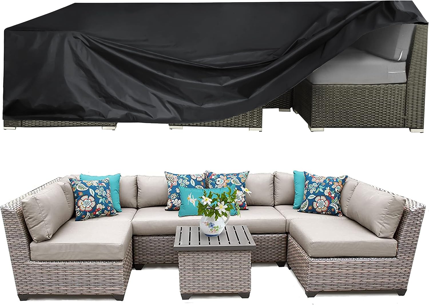 Patio Furniture Set Cover Outdoor Sectional Sofa Set Covers Waterproof