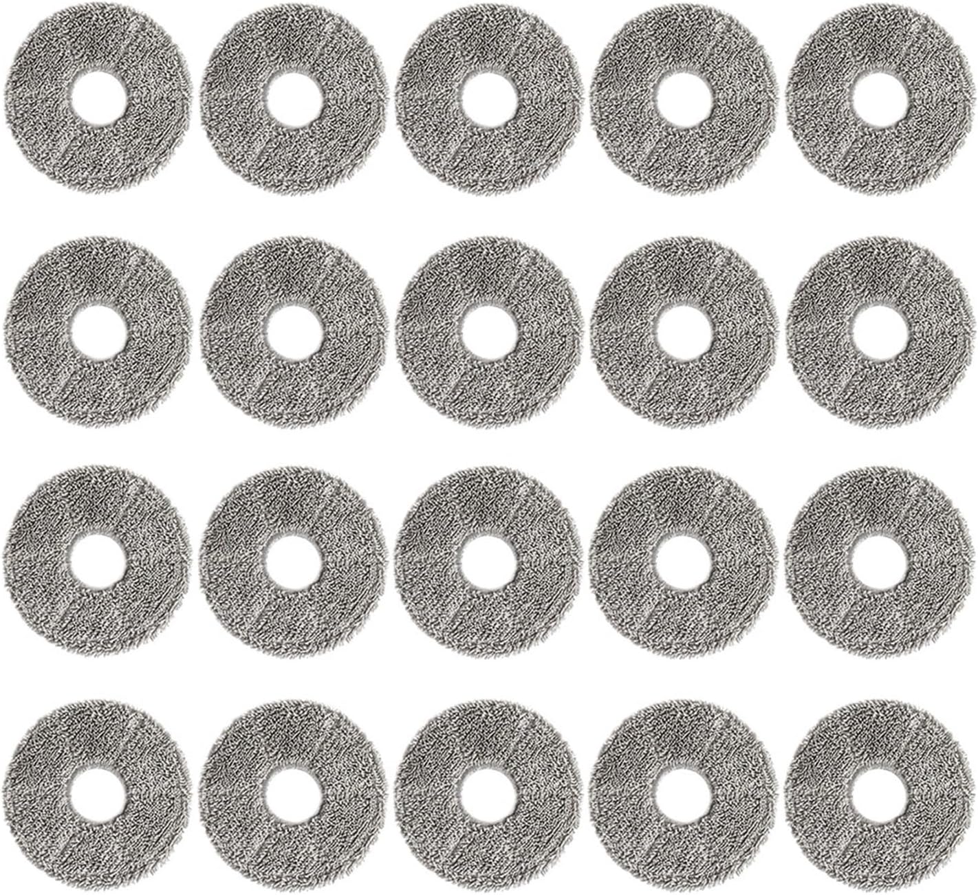 Compatible for Ecovacs T10 Omni/Turbo/MAX,X1 Omni/Turbo/MAX / X1S PRO,T20 PRO/MAX/PRO Plus Robot Vacuum Cleaner Accessories Part Mop Cloth(20PCS)