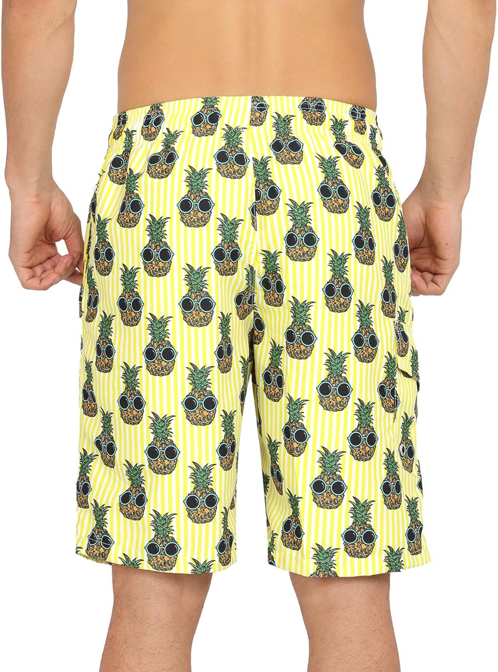 WULFUL Mens Quick Dry Short Swim Trunks with Mesh Lining