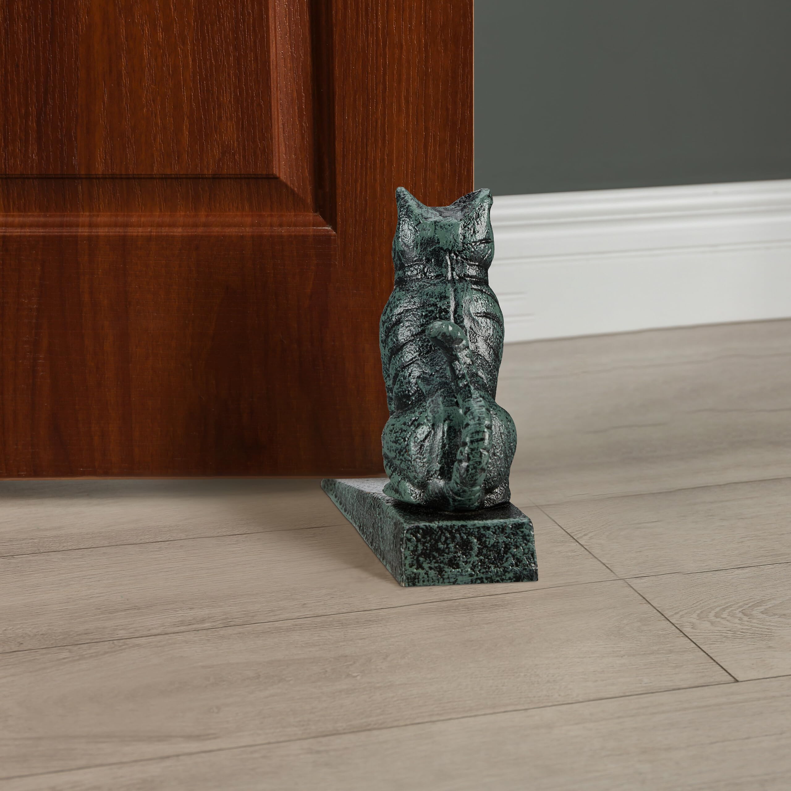 FERMAPORTA FERMA PORTA SEMI CIRCOLARE IN METALLO CON GOMMA ANTIGRAFFIO - Foto 10