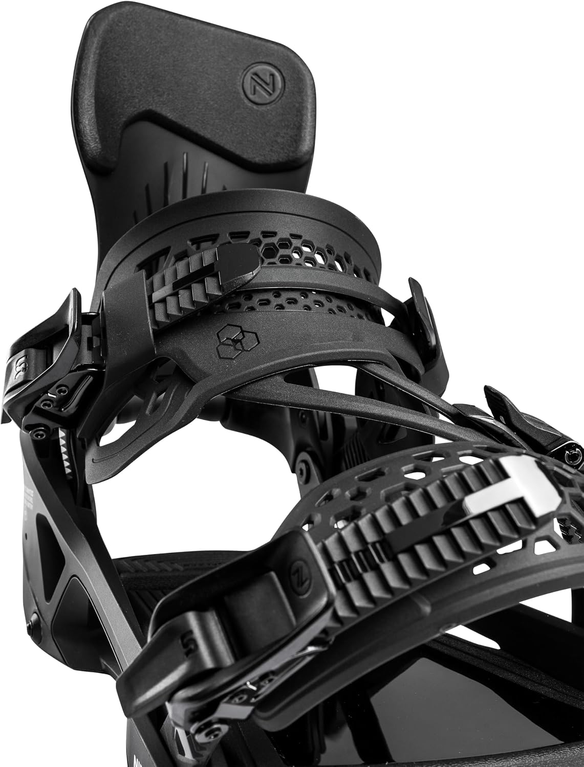Nidecker LT Supermatic Snowboard Bindings – Automatic Dual-Entry Binding with Heel Pedal & Universal Fit