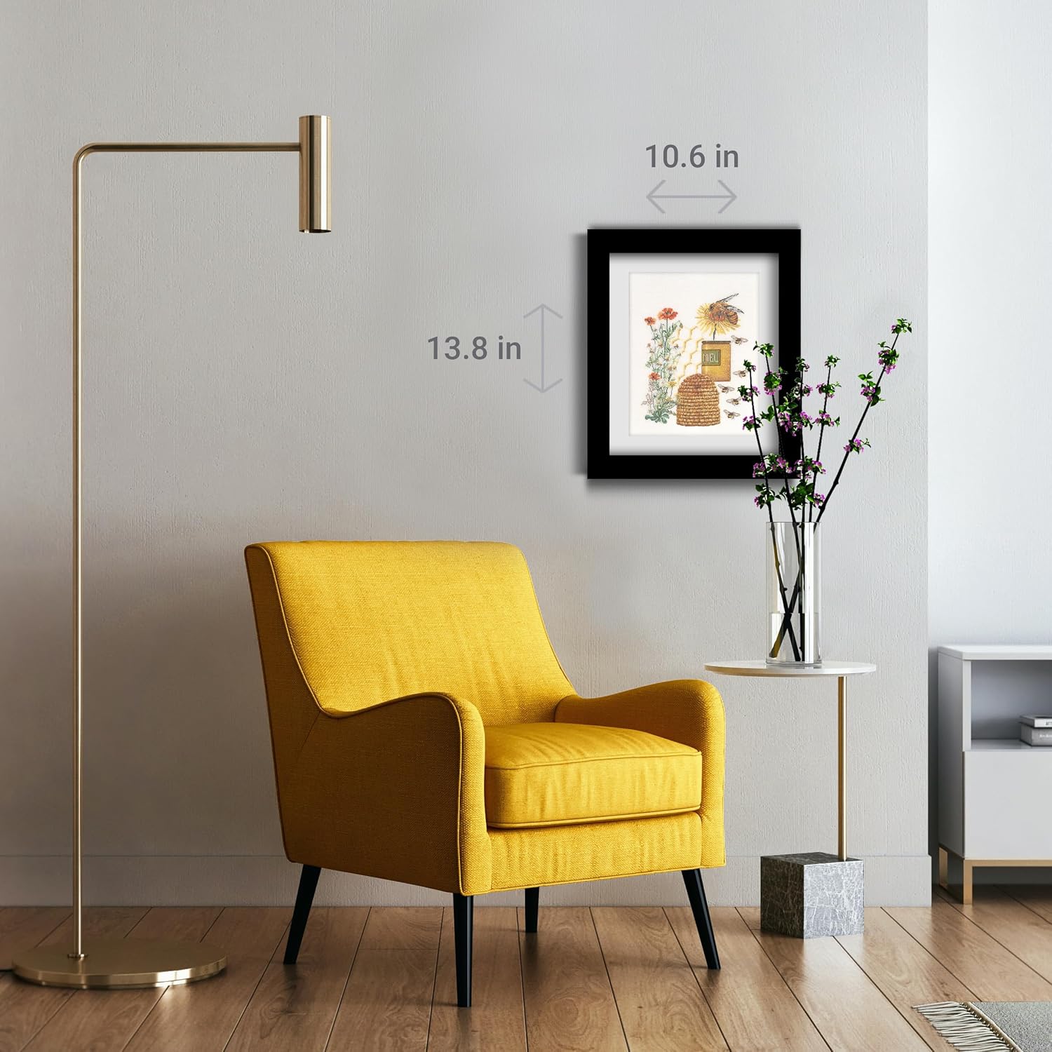 Thea Gouverneur - Counted Cross Stitch Kit - Honey Sampler - Aida - 16 Count - Embroidery Kit for Adults - DMC Embroidery Threads and Other Cross Stitch Supplies Included - 3016A