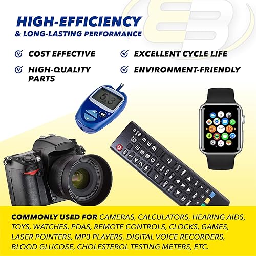 Miniatura 4 de 5PK Maxell SR621SW - Batería de reloj de bajo drenaje de óxido de plata que reemplaza a 1175SO, 164, 280-34, 362, 531, 602, AG1, D 364, D364, GP364,