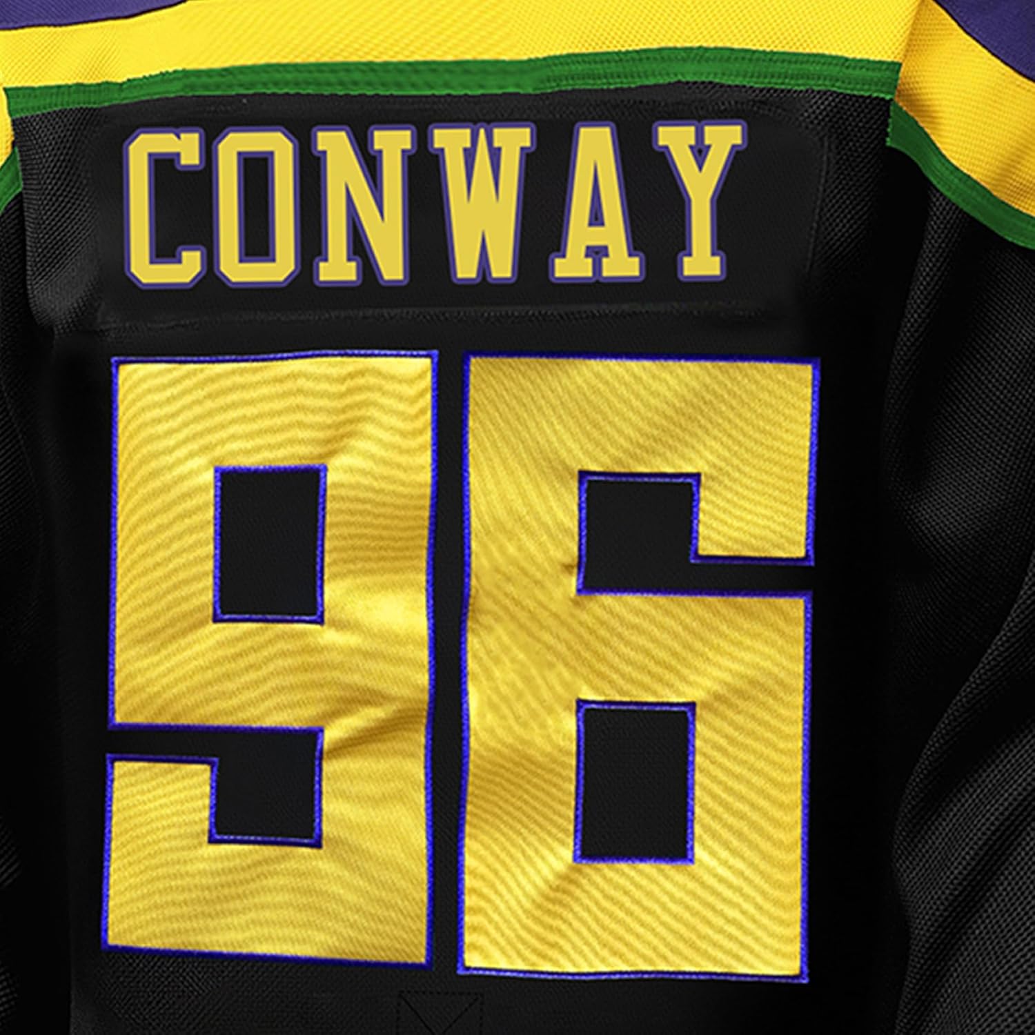 Mighty Ducks #96 Charlie Conway #99 Adam Banks #33 Greg Goldberg,90s Movie Ice Hockey Jersey for Men and Women - Image 2